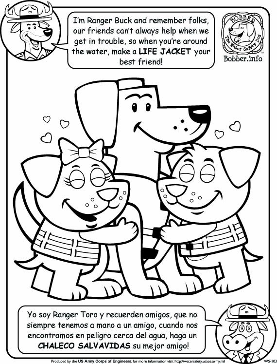 Free Water Safety Coloring Pages  Coloring Pages