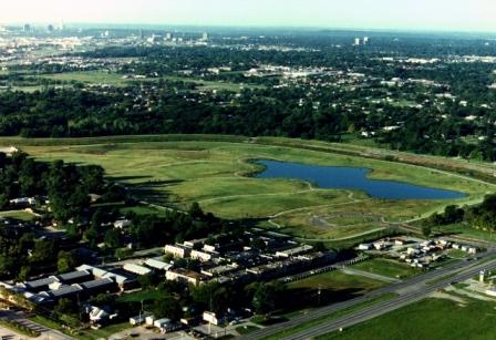 One of the Mingo Creek Local Protection Project retention ponds